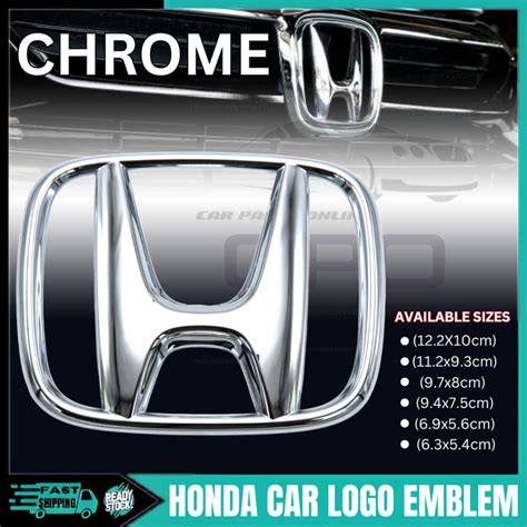 Cpo Honda Car Logo Emblem Car Front Grille Emblem Logo Rear Trunk Badge