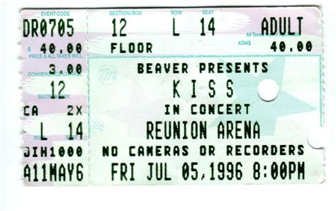 2002 Concert History of Reunion Arena Dallas, Texas, United States ...