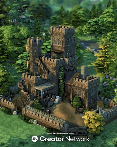 21 Sims 4 Castle Builds | Medieval, Vampire, Gothic Style