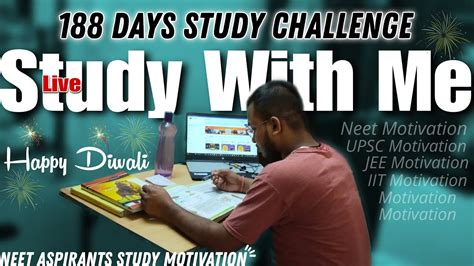 11 188 Days Study Challenge For Neet Live Study With Me Neet