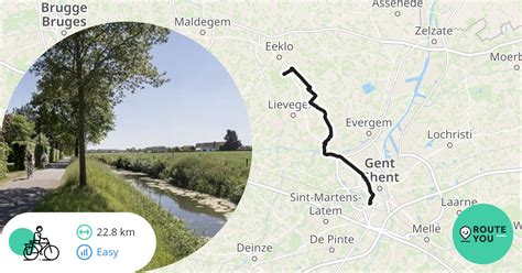 Gent Eeklo Recreatieve Fietsroute RouteYou