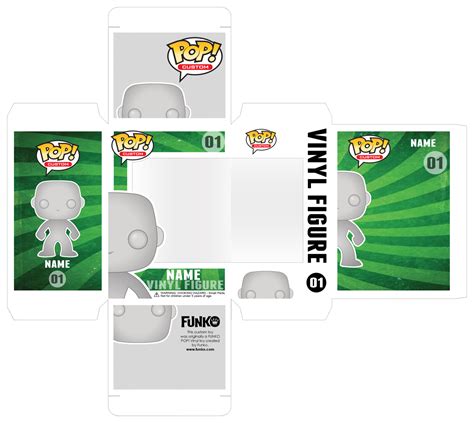 Printable Blank Funko Pop Box Template Printable Templates