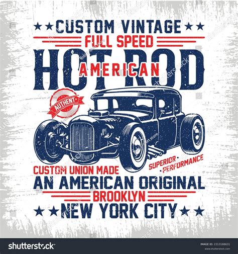 Custom Oldtimer Hotrod Hot Rod Stock Vector Royalty Free Shutterstock
