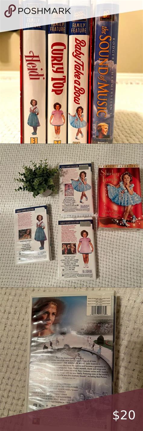 Fox Video Shirley Temple Triple Pack Collective And Sound Of Music VHS