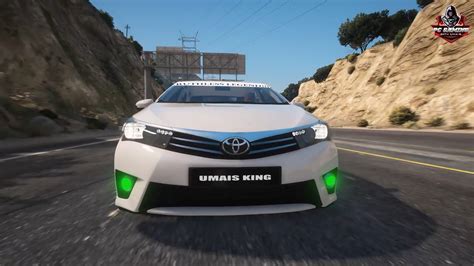 Toyota Corolla 2016 Modified Gta 5 Umaisthegamerz Youtube