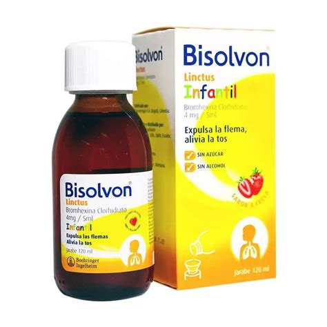 Bisolvon Linctus 4 Mg5 Ml Pediátrico Equipos Médicos Y Medicamentos