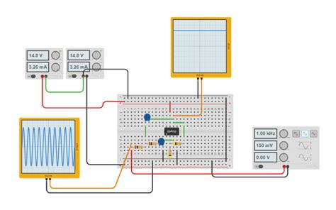 Circuit Design Filtro Pasa Bajas De Segundo Tipo Tinkercad