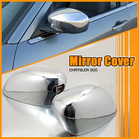 Fits 05 10 Chrysler 300 300C ABS Chrome Left Right Side Mirror Covers