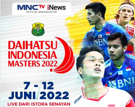 Jadwal Turnamen Bulutangkis Indonesia Masters 2022 Ini Penjelasan