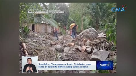 Surallah At Tampakan Sa South Cotabato Nasa State Of Calamity Dahil Sa