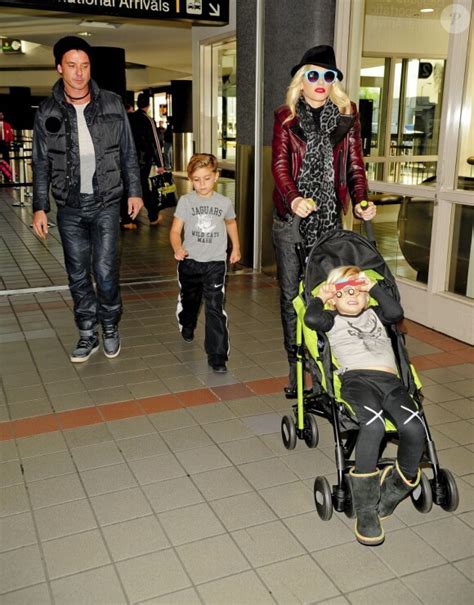 Photo Gwen Stefani Gavin Rossdale et leurs deux garçons Kingston et