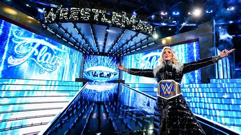 Wwe Women Charlotte Flair Wrestlemania Night