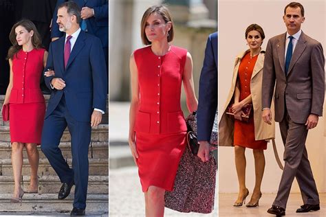 Los Vestidos Favoritos De La Reina Letizia Que Repite Una Y Otra Vez