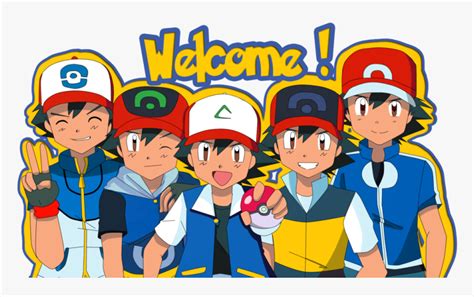 All Forms Of Ash Ketchum Hd Png Download Kindpng