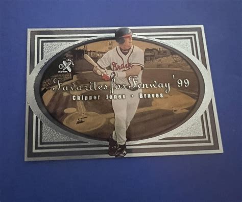 Mavin Chipper Jones Skybox Ex Century Favorites For Fenway