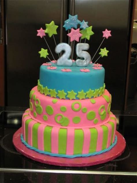 25th Birthday Cake