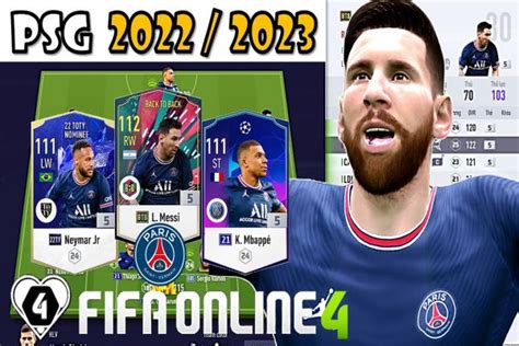 Tổng hợp Đội hình PSG FO4 mạnh nhất hiện nay update 2023