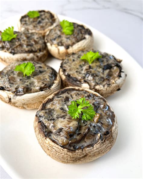 Easy Vegan Stuffed Mushrooms Recipe By Linaelisabeth