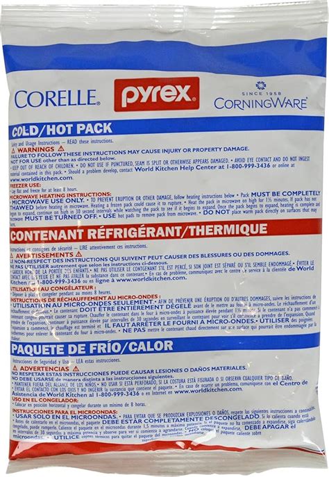 Amazon Pyrex Small Cold Hot Pack White Health Household