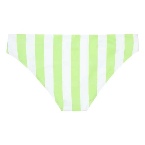 Solid Striped Lilo Bikini Bottoms Pistachio Green Smallable