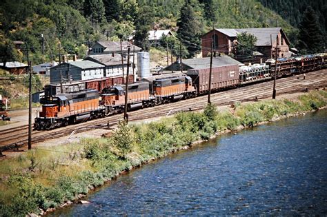 MILW, Avery, Idaho, 1973 Westbound Milwaukee Road freight train at Avery, Idaho, on July 11 ...