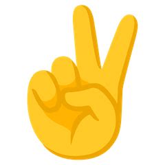 Peace Fingers Emoji 🤞 Meaning - Debora Milke