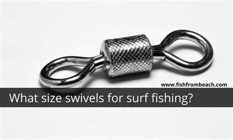 What Size Swivel for Surf Fishing? – Fish From Beach