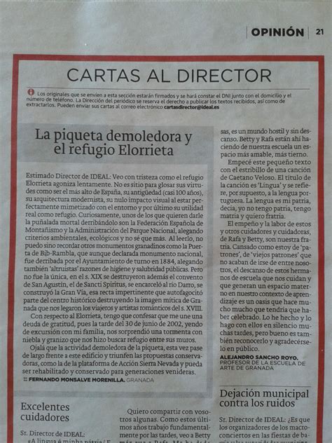 Carta al Director de Ideal y 3 vídeos sobre la Cadena Humana al