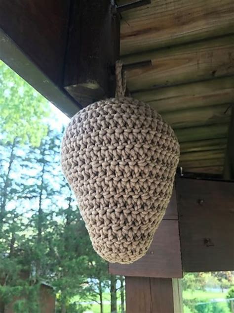 14+ Faux Wasp & Hornet Nest Decoy Patterns For Crocheters | Hornets ...