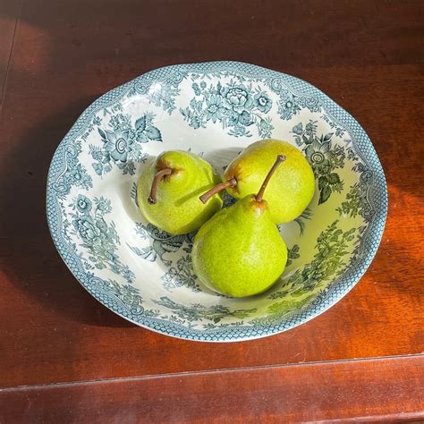 Vintage Wedgwood Asiatic Pheasants Bowl Serving Dish Etsy