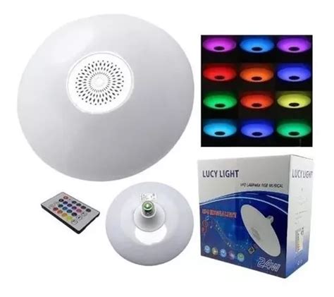 L Mpara W Ufo Led Rgb Parlante Bluetooth Control Remoto En Venta En