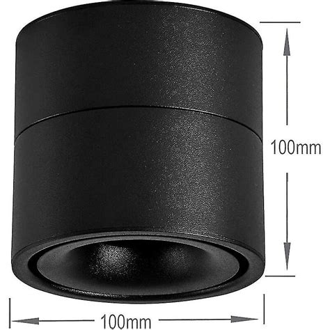 Litzee 10w Led Spots De Plafond Plafonnier Aangle Du Corps De Lampe