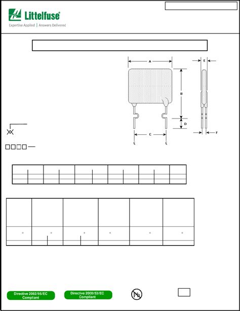 Rgef K Spec Datasheet By Littelfuse Inc Digi Key Electronics