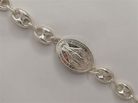 Compra Tu Pulsera Virgen Milagrosa Plata Online Al Mejor Precio