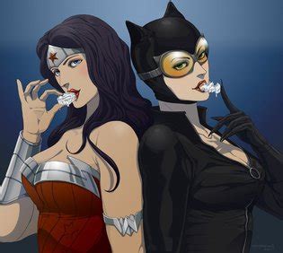 Wonder Woman Loves Catwoman Luscious Hentai Manga Porn