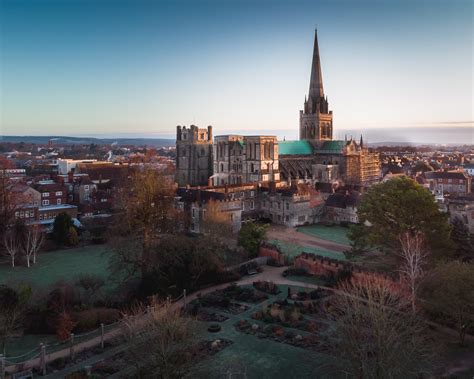 Chichester Cathedral New Roof Photos By Drone Grey Arrows Drone Club Uk