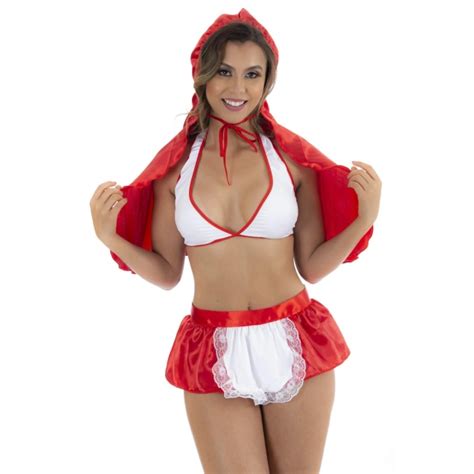 Fantasia Chapeuzinho Vermelho Pimenta Sexy Dss Sex Shop