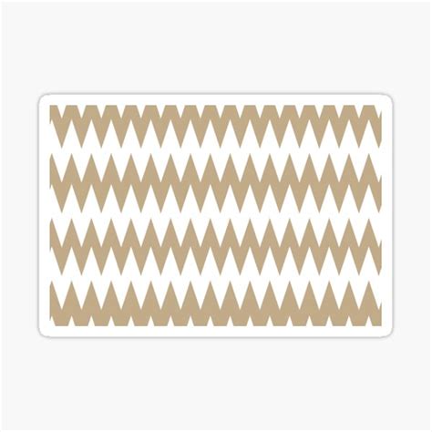 Tan And White Zig Zag Pointed Stripe Pattern Pairs HGTV 2022 Trending