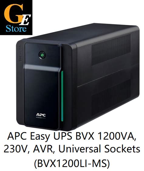 Apc Easy Ups Bvx Va V Avr Universal Sockets Lazada