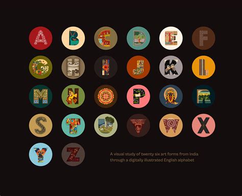 A-Z of Indian Art Forms :: Behance