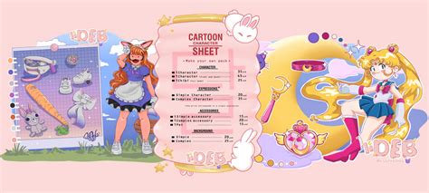 Character Sheet Cartoon by liDebart on DeviantArt