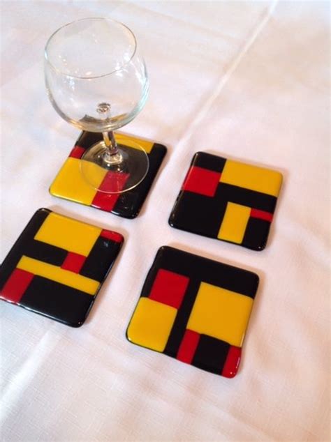 Fused Glass Coasters - Glass House