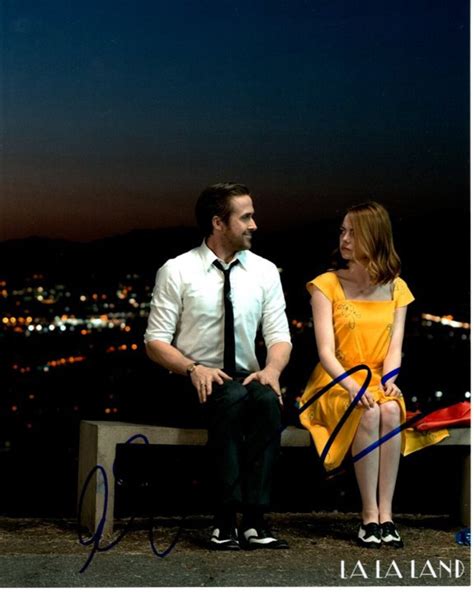 Ryan Gosling and Emma Stone Signed Autographed 8x10 La La Land Photo - Etsy