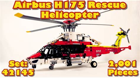 Lego Technic Airbus H Rescue Helicopter Unboxing And