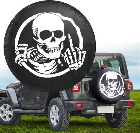 King Showden Skull Spare Tire Cover Waterproof Dust Proof