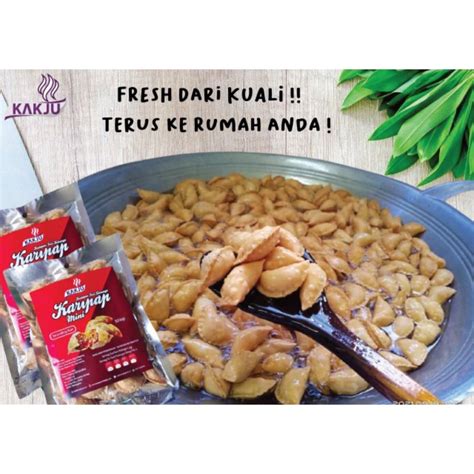 Karipap Mini Serunding Ikan KAKJU 200 GRAM READY STOK Terengganu