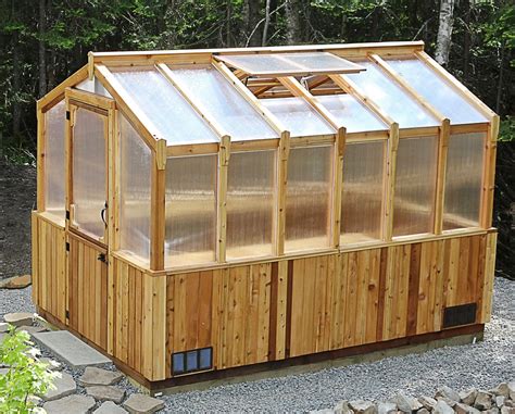 8 X 12 Cedar Greenhouse Kit