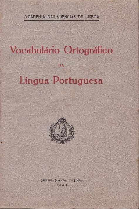 Vocabulário Ortográfico da Língua Portuguesa Projeto