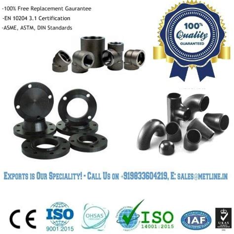 Carbon Steel Pipe Fittings Manufacturers, CS Fittings Supplier in India