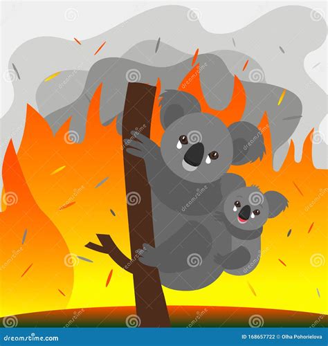 Global Catastrophe Fire in the Forests of Australia. the Unfortunate